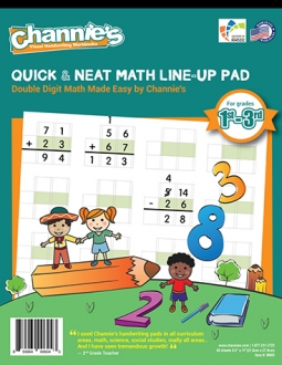 Channie's Quick & Neat Math Line-Up Pad: Double Digit