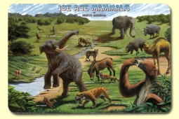 Placemat: Ice Age Mammals