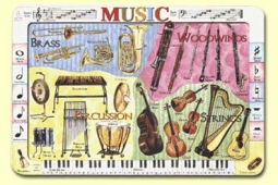 Musical Instruments Placemat